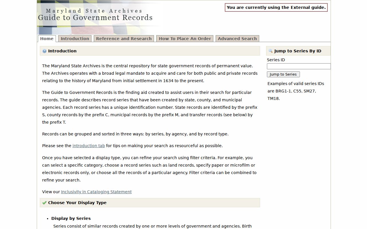 Pikesville people search Maryland Archives records guide